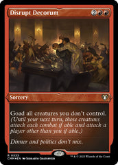 Quebrar o Decoro / Disrupt Decorum - Magic: The Gathering - MoxLand