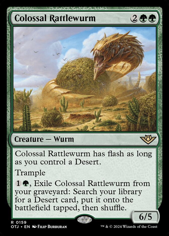 Vorme-cascavel Colossal / Colossal Rattlewurm - Magic: The Gathering - MoxLand