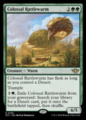Vorme-cascavel Colossal / Colossal Rattlewurm - Magic: The Gathering - MoxLand