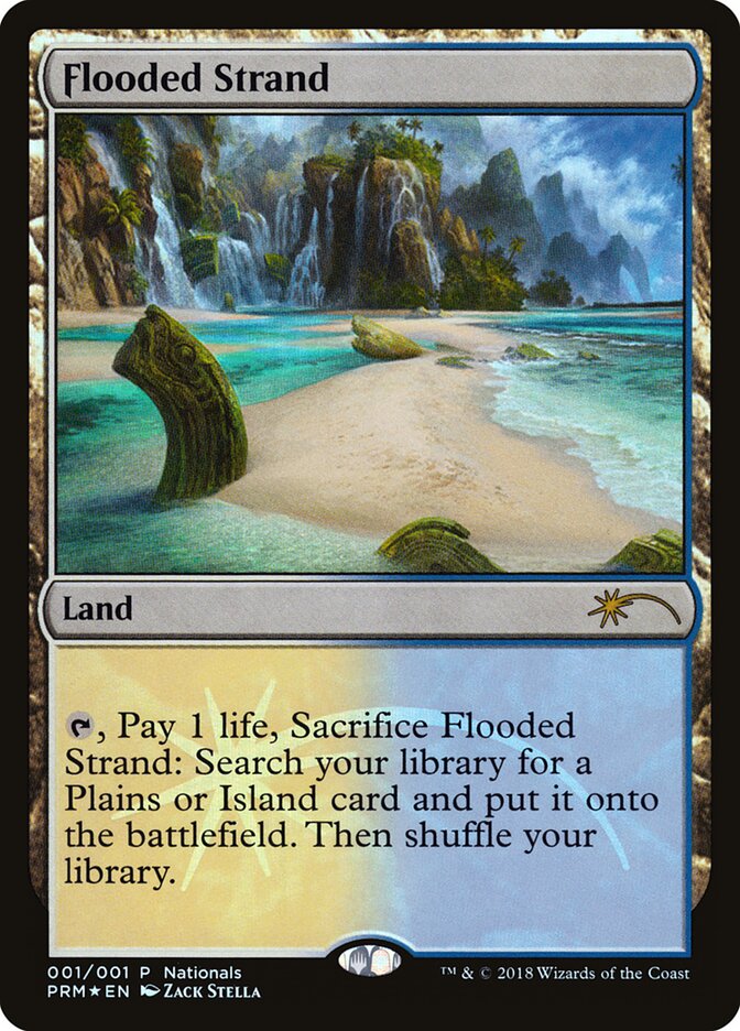 Praia Inundada / Flooded Strand - Magic: The Gathering - MoxLand
