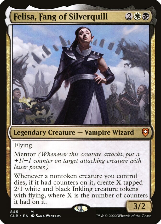 Felisa, Presa de Platinopena / Felisa, Fang of Silverquill - Magic: The Gathering - MoxLand