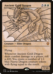 Dragão de Ouro Ancião / Ancient Gold Dragon - Magic: The Gathering - MoxLand