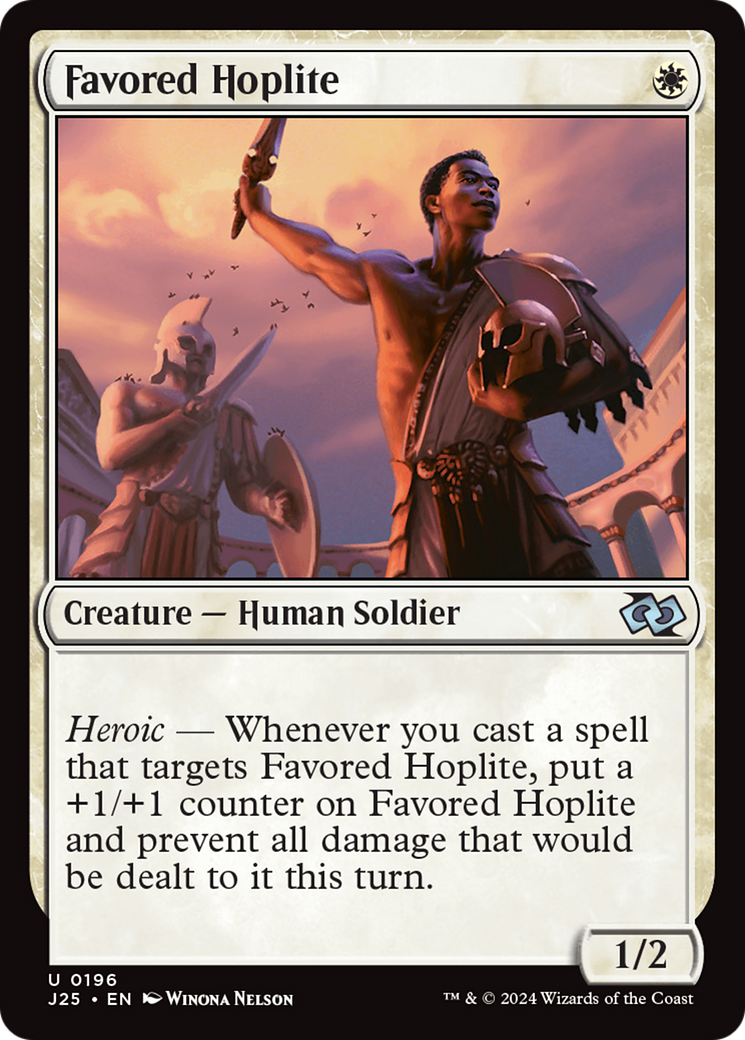 Hoplita Protegido / Favored Hoplite - Magic: The Gathering - MoxLand