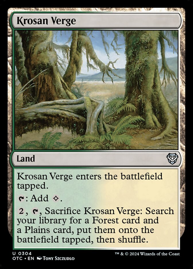 Orla Krosana / Krosan Verge - Magic: The Gathering - MoxLand