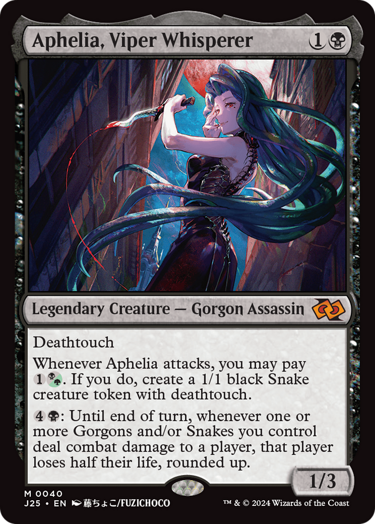 Aphelia, Viper Whisperer - Magic: The Gathering - MoxLand