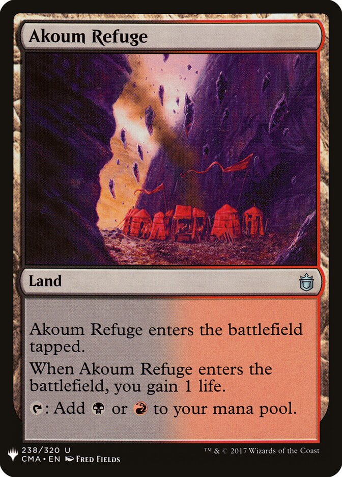 Refúgio de Akoum / Akoum Refuge - Magic: The Gathering - MoxLand