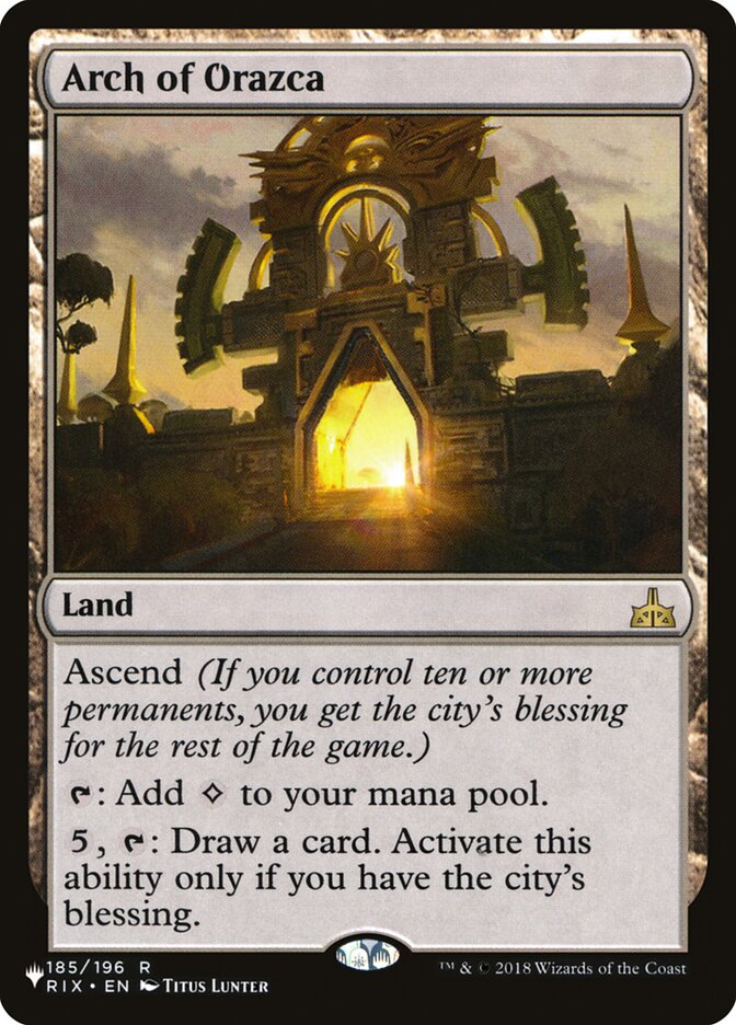 Arco de Orazca / Arch of Orazca - Magic: The Gathering - MoxLand
