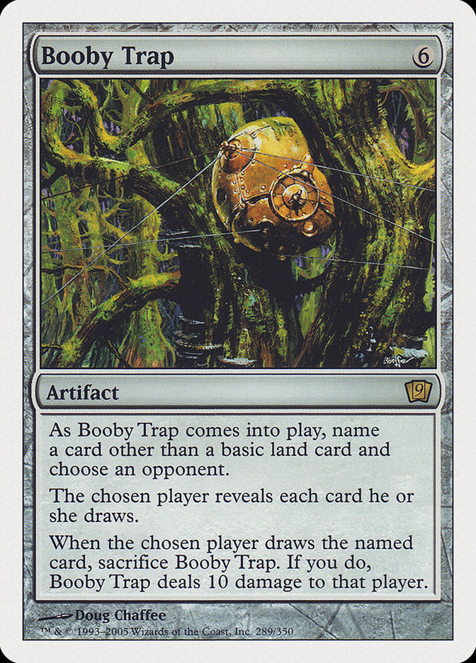 Armadilha Escondida / Booby Trap - Magic: The Gathering - MoxLand