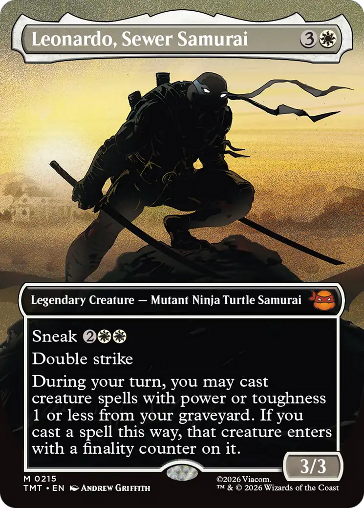 Leonardo, Sewer Samurai - Magic: The Gathering - MoxLand