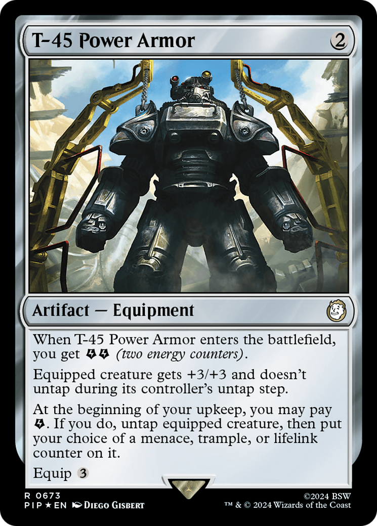 T-45 Power Armor - Magic: The Gathering - MoxLand