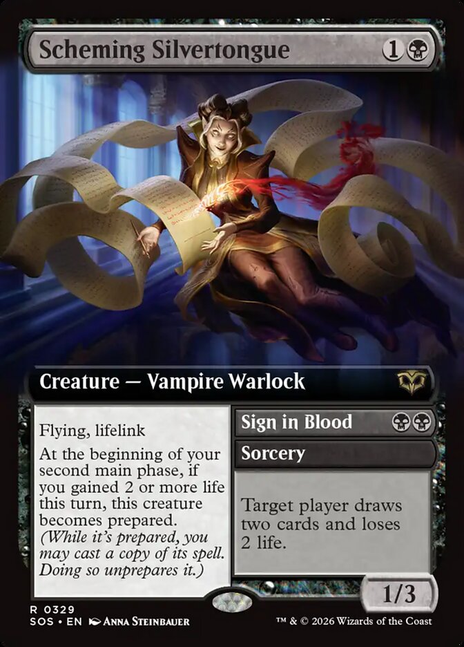 Scheming Silvertongue - Magic: The Gathering - MoxLand