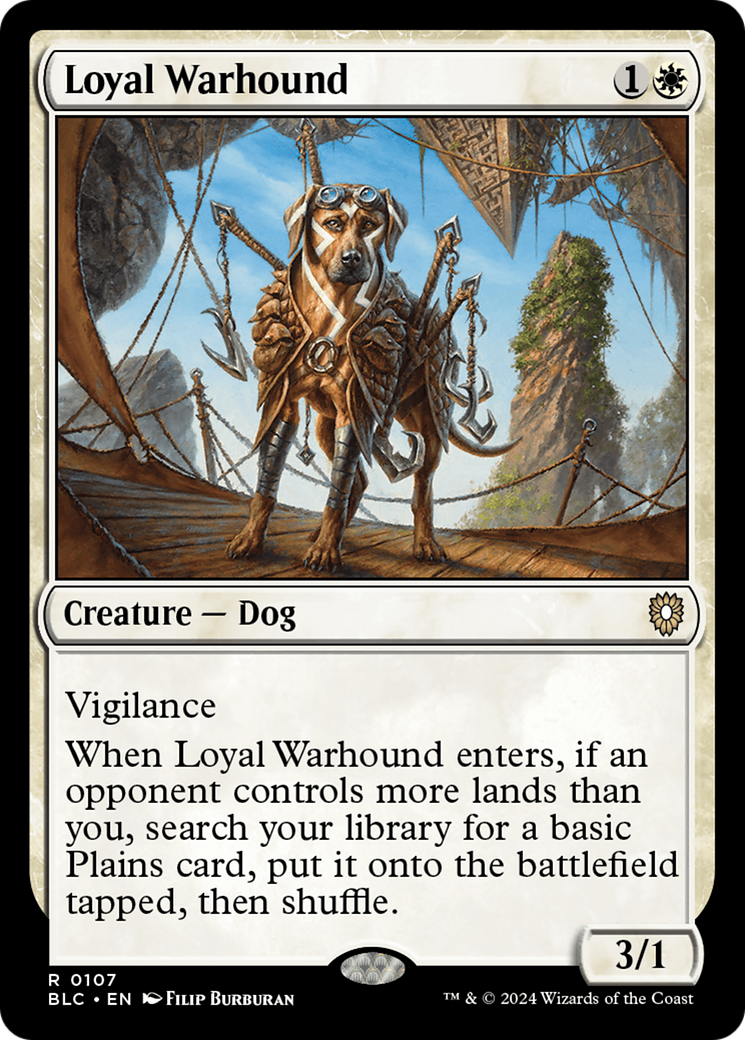 Cão de Guerra Leal / Loyal Warhound - Magic: The Gathering - MoxLand
