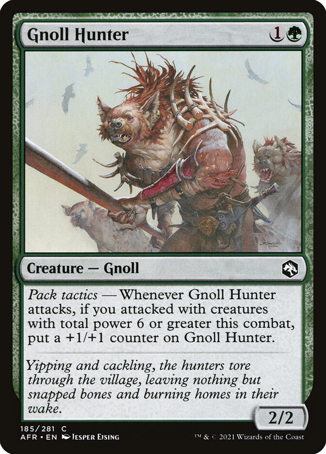 Caçador Gnoll / Gnoll Hunter - Magic: The Gathering - MoxLand