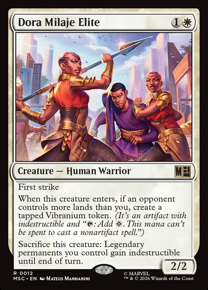 Dora Milaje Elite - Magic: The Gathering - MoxLand