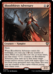 Adversária Sanguinária / Bloodthirsty Adversary - Magic: The Gathering - MoxLand