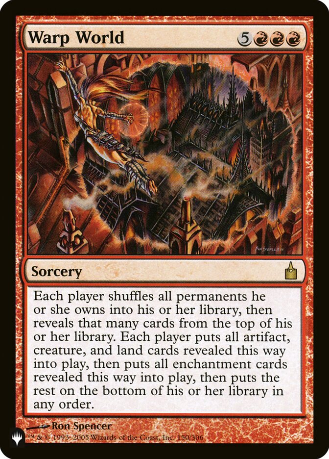 Mundo Corrompido / Warp World - Magic: The Gathering - MoxLand