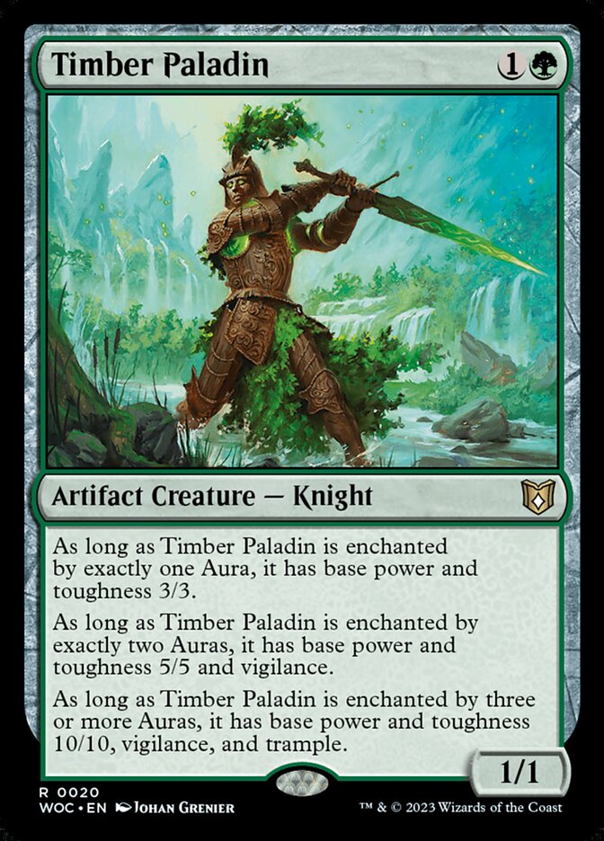 Paladino Lenhoso / Timber Paladin - Magic: The Gathering - MoxLand