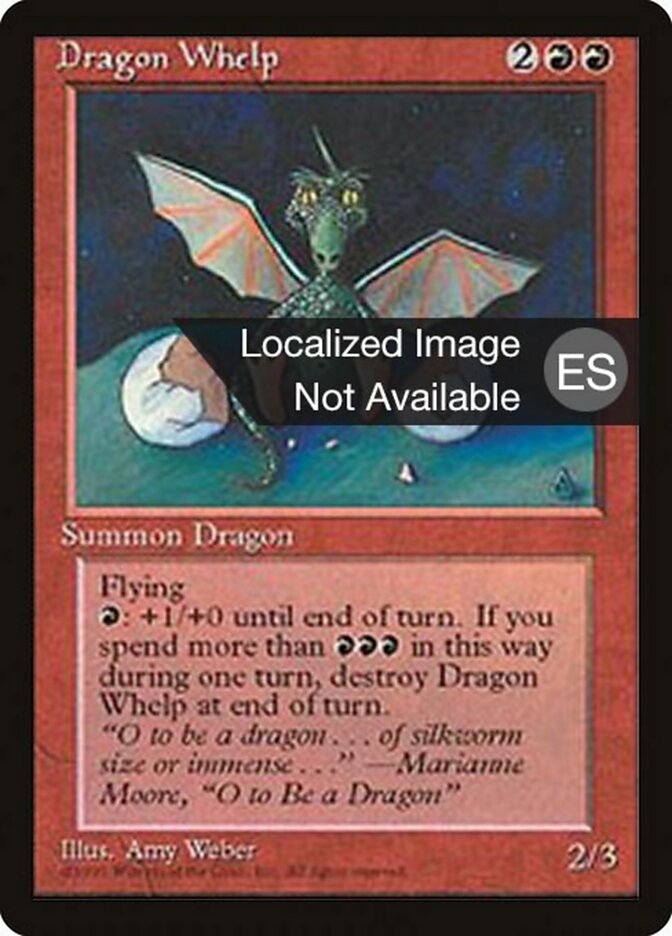 Filhote de Dragão / Dragon Whelp - Magic: The Gathering - MoxLand