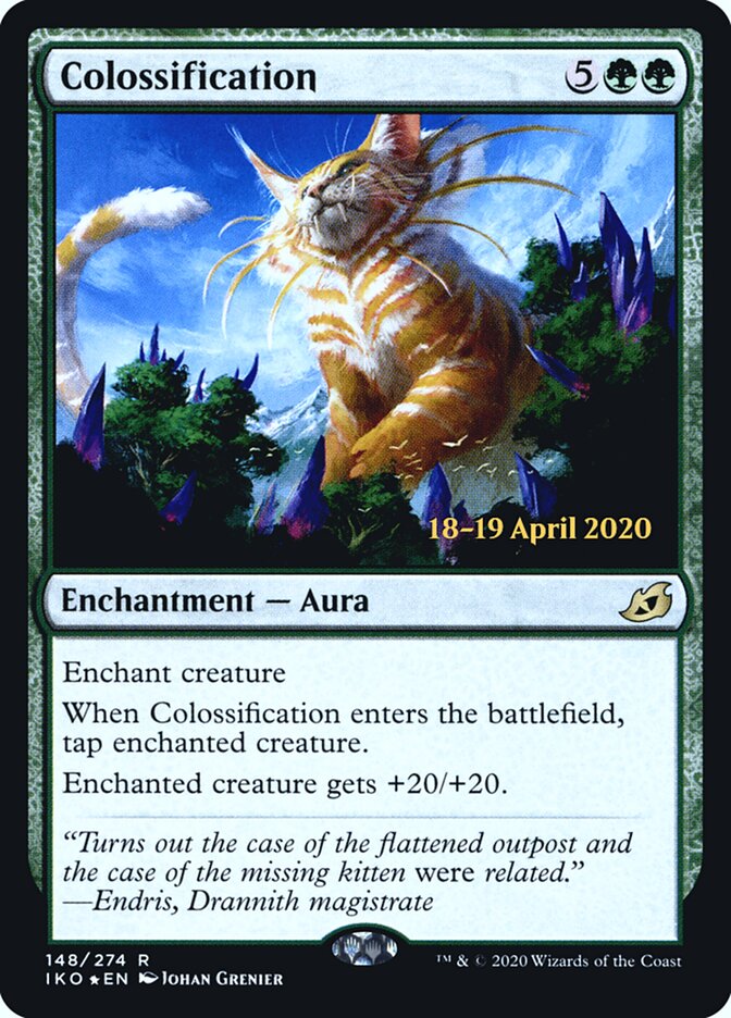 Colossificação / Colossification - Magic: The Gathering - MoxLand
