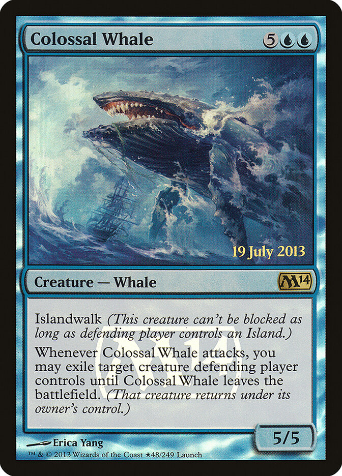 Baleia Colossal / Colossal Whale - Magic: The Gathering - MoxLand