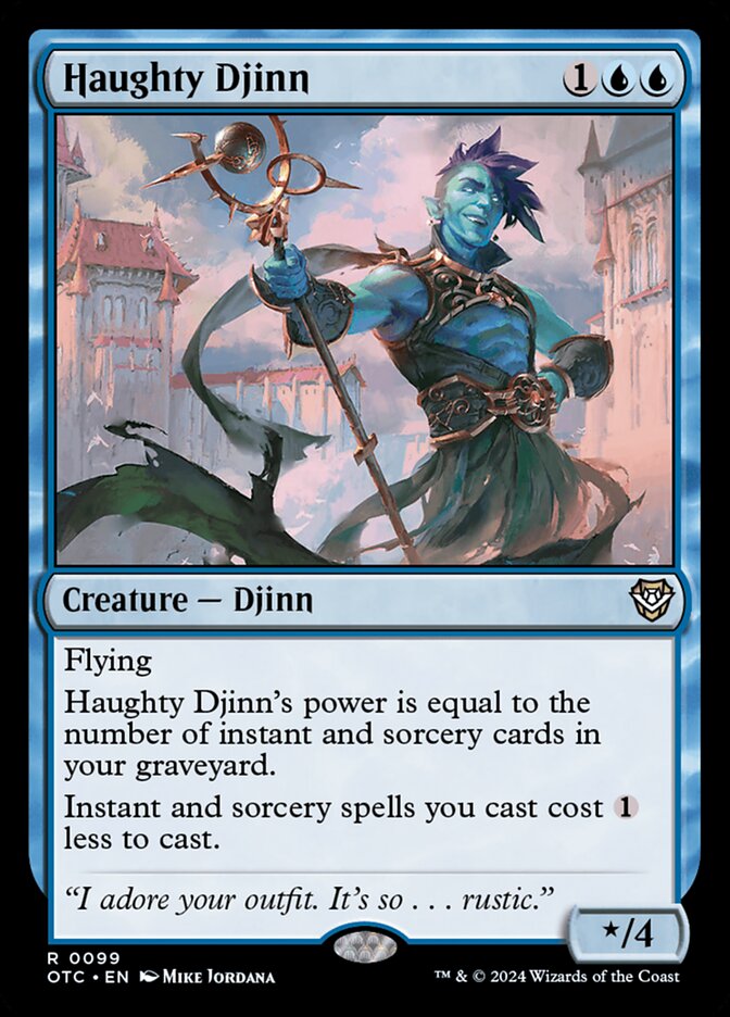 Gênio Arrogante / Haughty Djinn - Magic: The Gathering - MoxLand