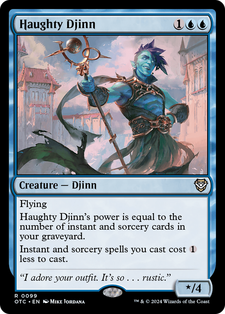 Gênio Arrogante / Haughty Djinn - Magic: The Gathering - MoxLand