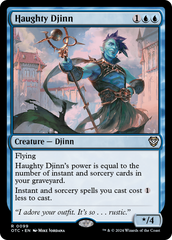 Gênio Arrogante / Haughty Djinn - Magic: The Gathering - MoxLand