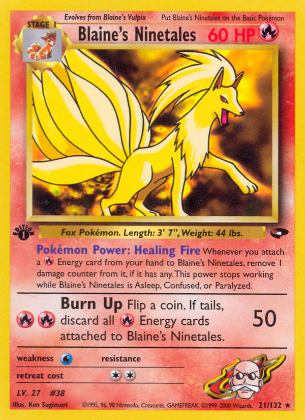 Blaine's Ninetales - MoxLand - MoxLand