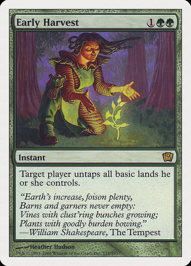 Colheita Precoce / Early Harvest - Magic: The Gathering - MoxLand