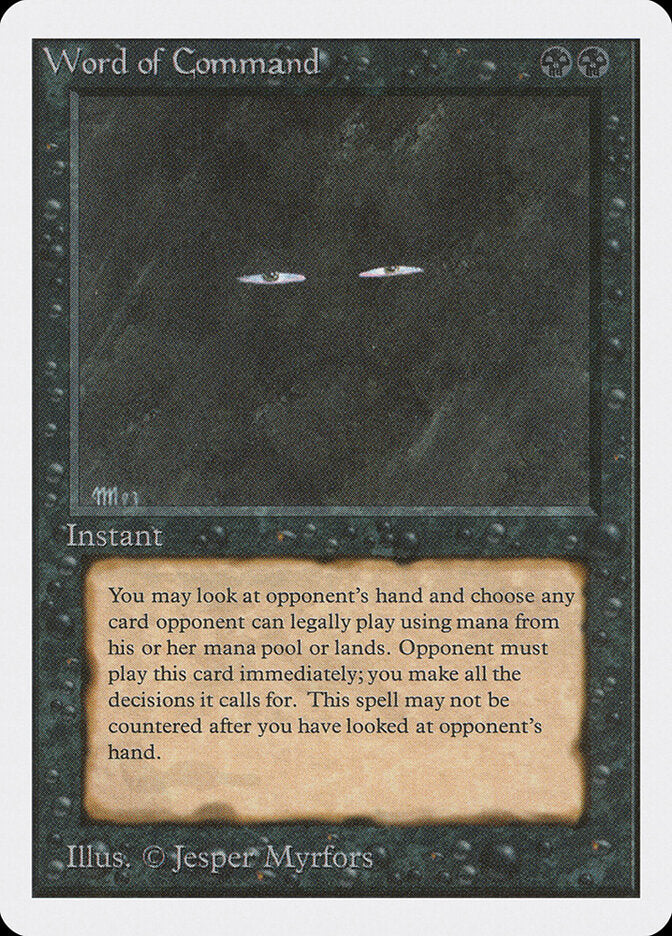 Word of Command - Magic: The Gathering - MoxLand