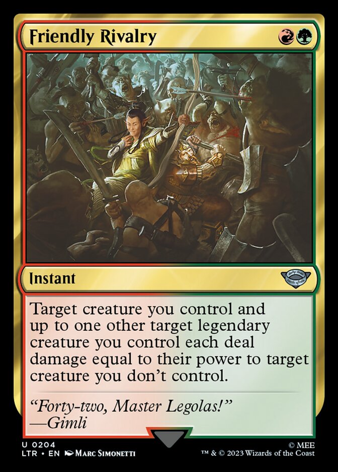Rivalidade Amigável / Friendly Rivalry - Magic: The Gathering - MoxLand