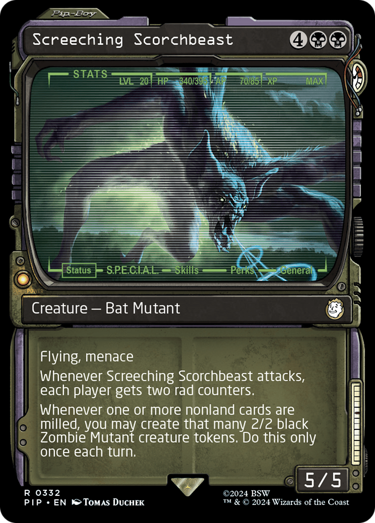 Screeching Scorchbeast - Magic: The Gathering - MoxLand