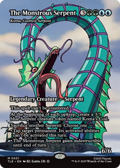 The Monstrous Serpent - Magic: The Gathering - MoxLand