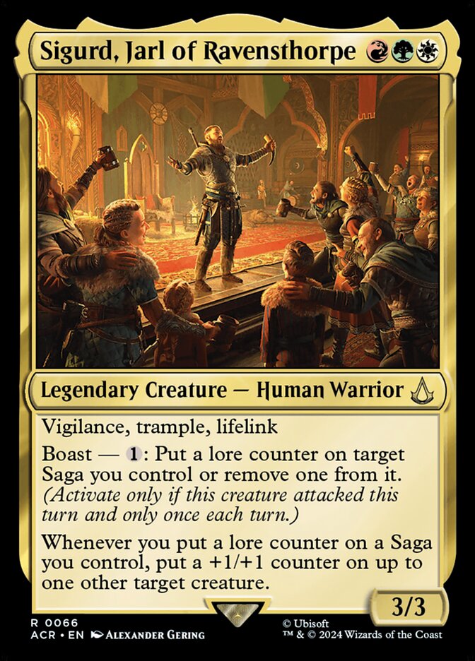 Sigurd, Jarl of Ravensthorpe - Magic: The Gathering - MoxLand