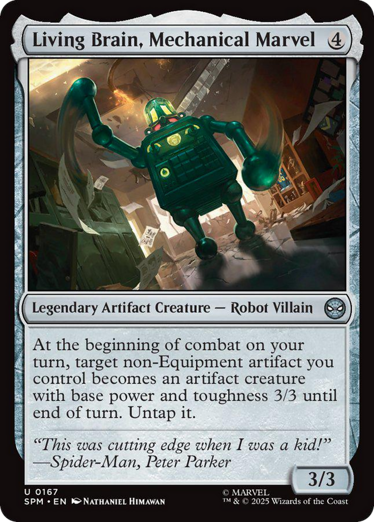 Living Brain, Mechanical Marvel - Magic: The Gathering - MoxLand