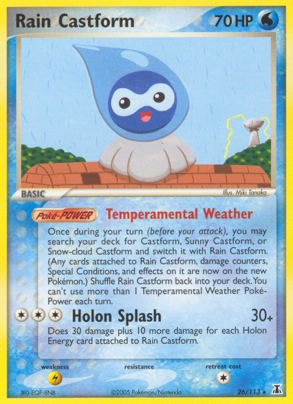 Rain Castform - MoxLand - MoxLand
