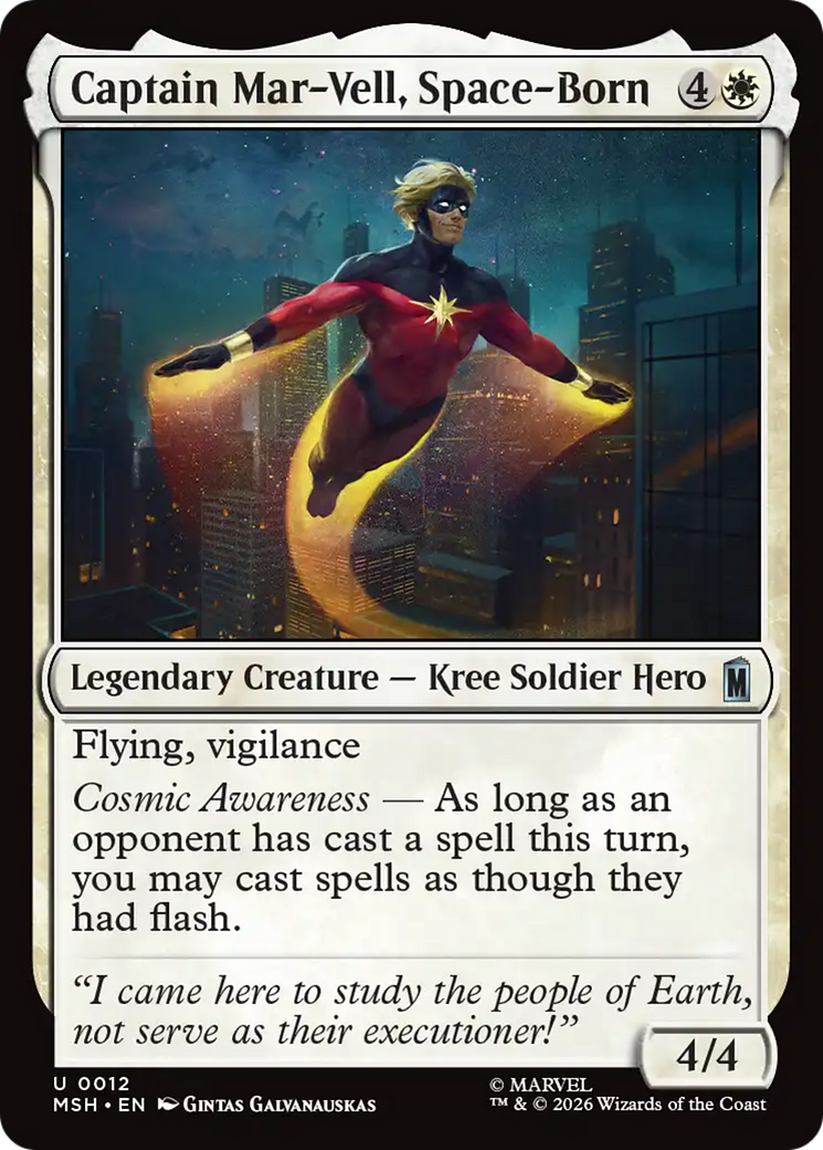 Captain Mar-Vell, Space-Born - Magic: The Gathering - MoxLand