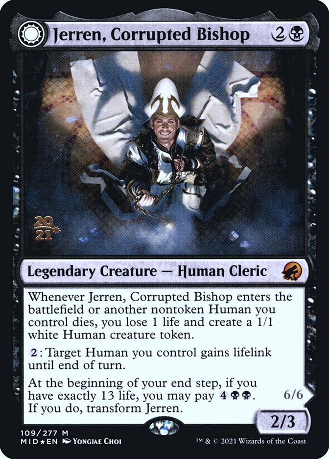 Jerren, Bispo Corrompido / Jerren, Corrupted Bishop - Magic: The Gathering - MoxLand