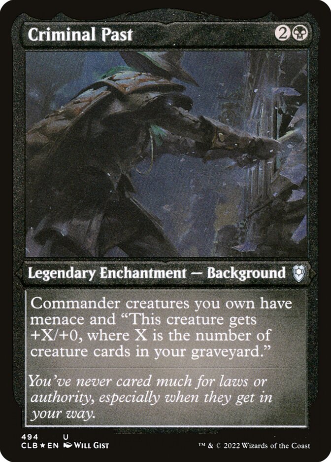 Passado Criminoso / Criminal Past - Magic: The Gathering - MoxLand