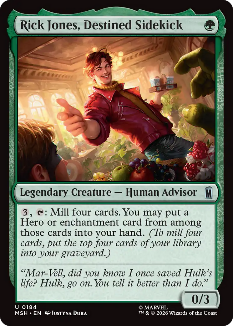 Rick Jones, Destined Sidekick - Magic: The Gathering - MoxLand