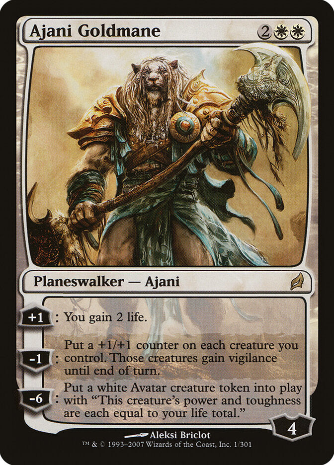Ajani Juba D'ouro / Ajani Goldmane - Magic: The Gathering - MoxLand