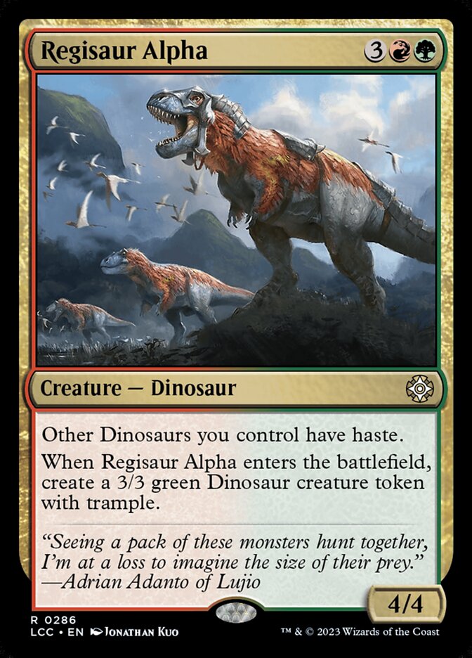Regissauro Alfa / Regisaur Alpha - Magic: The Gathering - MoxLand