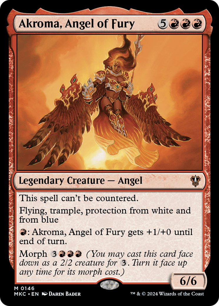 Akroma, Anjo da Fúria / Akroma, Angel of Fury - Magic: The Gathering - MoxLand