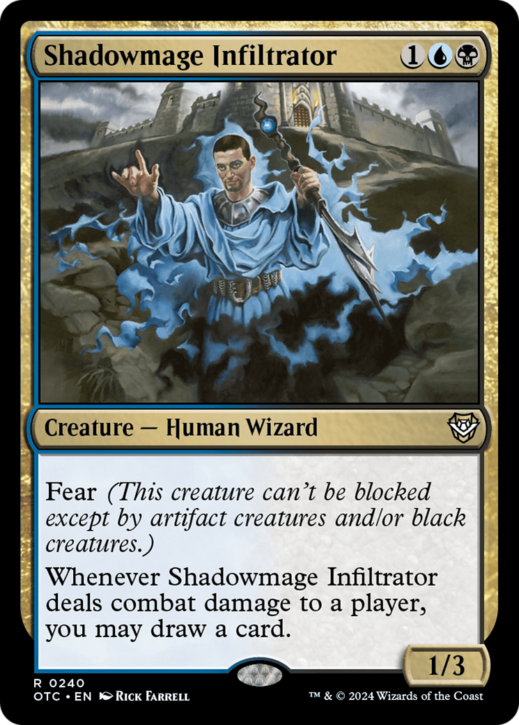 Mago das Sombras Infiltrador / Shadowmage Infiltrator - Magic: The Gathering - MoxLand