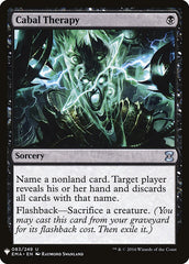 Terapia da Cabala / Cabal Therapy - Magic: The Gathering - MoxLand