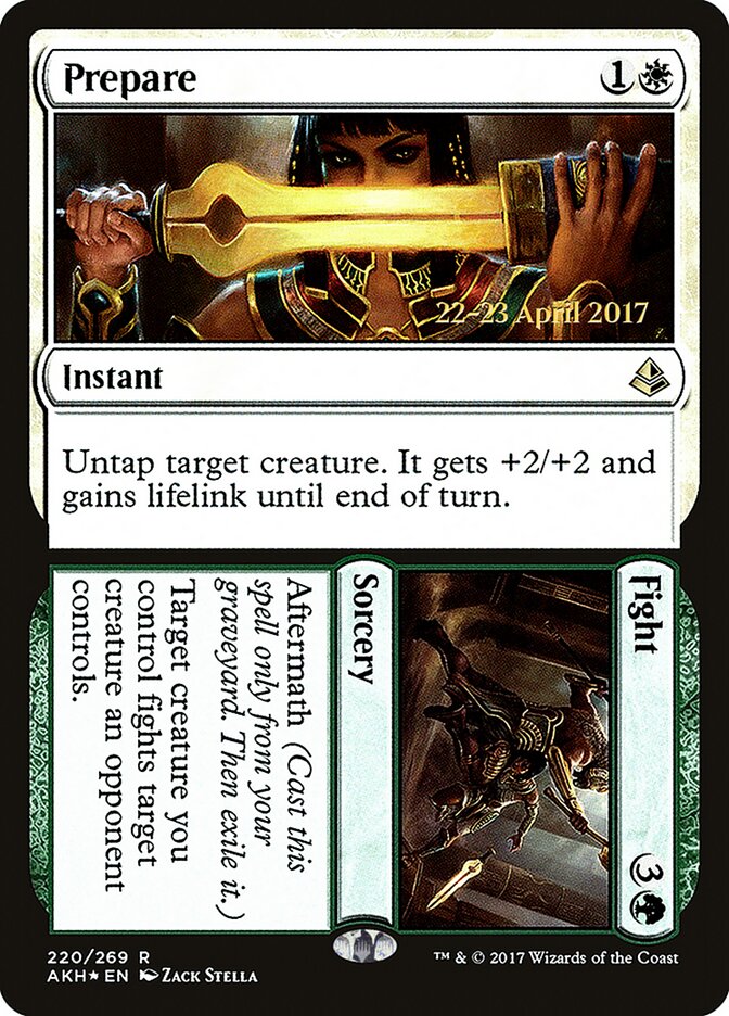 Preparar / Lutar / Prepare / Fight - Magic: The Gathering - MoxLand