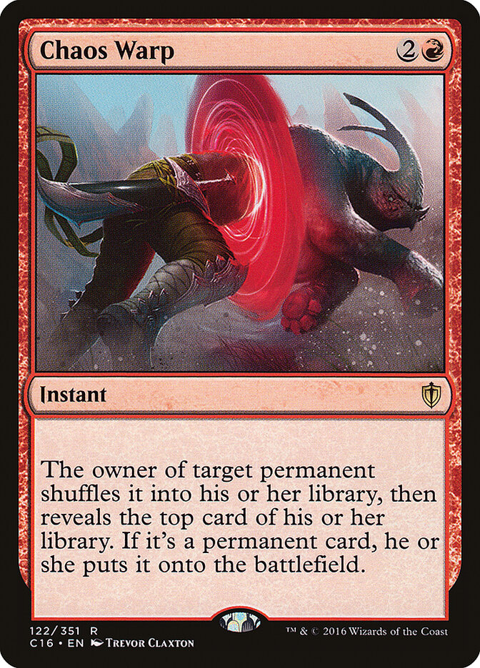 Distorção Caótica / Chaos Warp - Magic: The Gathering - MoxLand