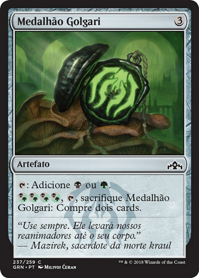 Medalhão Golgari / Golgari Locket - Magic: The Gathering - MoxLand