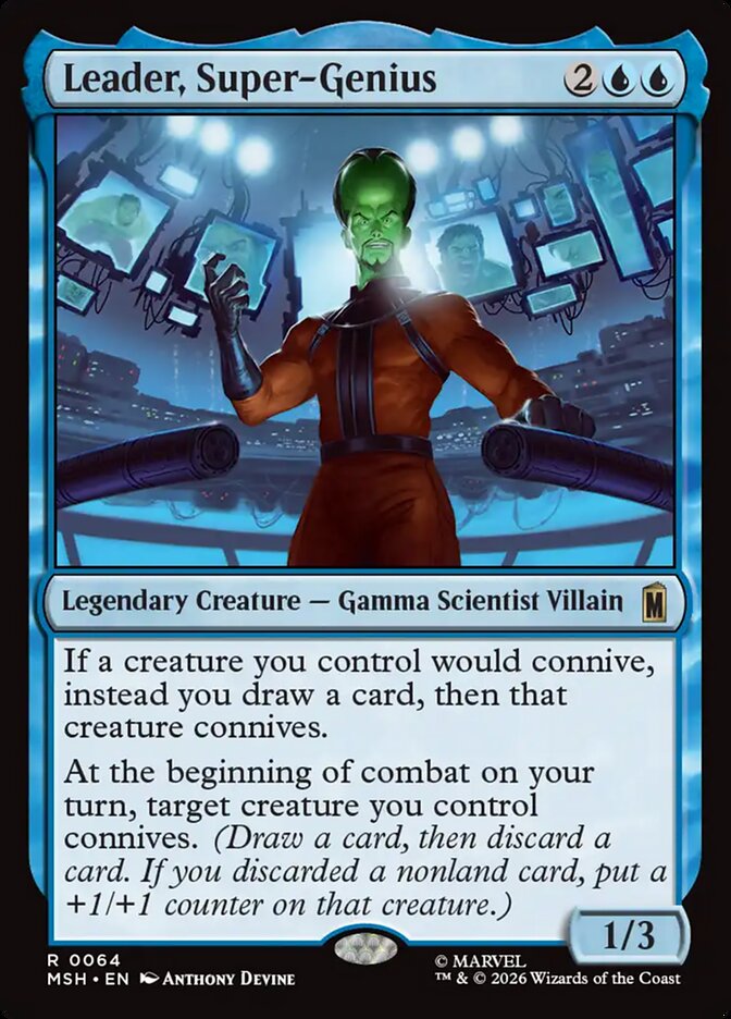 Leader, Super-Genius - Magic: The Gathering - MoxLand