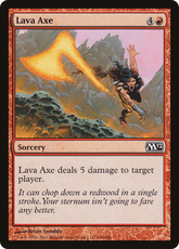Machado de Lava / Lava Axe - Magic: The Gathering - MoxLand